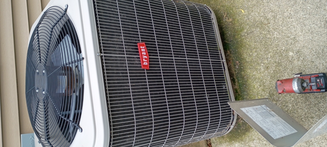 Bryant air conditioning system installed by Titan Heating and Air